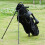 Gr8 Home Golf Stand Bag Lightweight 7inch 4 Way Divider Double Strap Black Grey 5