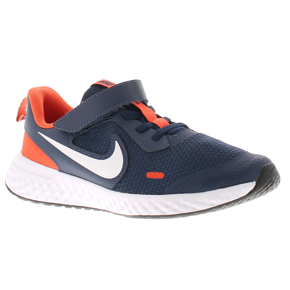 (Navy, 2 (Adults')) Nike Revolution 5 Ps Boys' Trainers UK Size
