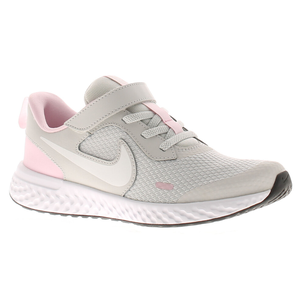 (Silver, 12.5 (Children's)) Nike Revolution 5 Ps Girls' Trainers UK Size