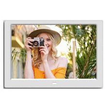 10.1 Inch USB Digital Picture Frame, Non-WiFi SD Card Smart Photo Frames IPS Screen HD Display with Remote Control, Easy to use for Seniors