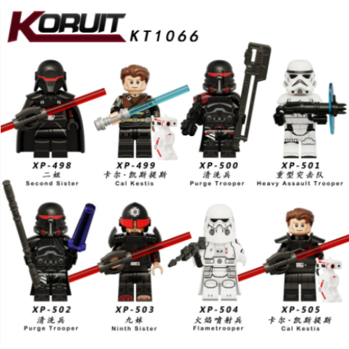 8Pcs Star Wars Clone Troopers Minifigures Gift Fit Lego