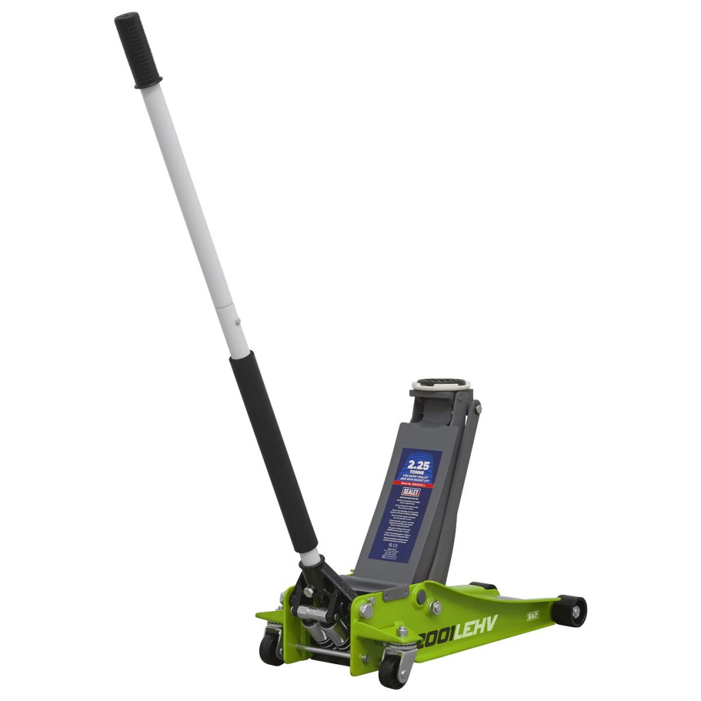 Sealey Low Profile Rocket Lift Trolley Jack 2.25 Tonne - 2001Lehv Green