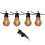 Samuel Alexander 4.5m Set of 10 Connectable Festoon Bulb Lights in Warm White with Timer Function 10