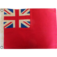 Red Ensign Fully Sewn Small Cotton Flag - 49cm x 33cm