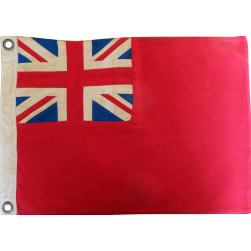 Red Ensign Fully Sewn Small Cotton Flag - 49cm x 33cm