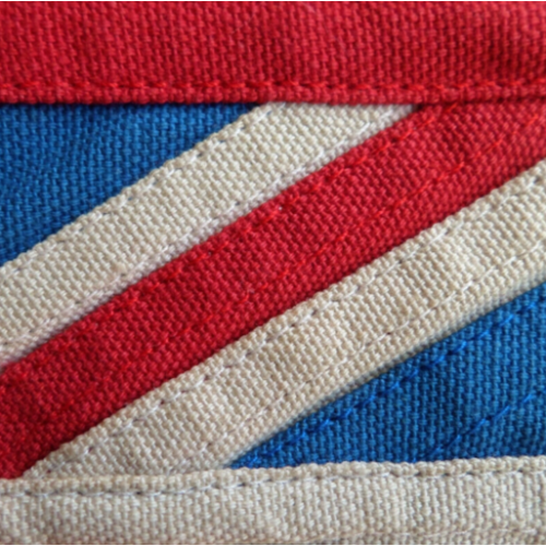 Red Ensign Fully Sewn Small Cotton Flag - 49cm x 33cm 1