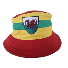 Wales Football Supporter Bucket Hat - Fully Sewn