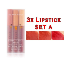 3x Lipstick Liquid Set Long Lasting Waterproof Lip Velvet Matte Liquid Make up