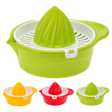 GEEZY Hand Juicer Squeezer for Citrus Fruits 220ml Lemon Orange Plastic Manual Tool