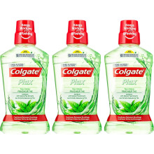 Colgate Plax Tea Fresh Mouthwash 500mL (Pack of 3) | Antibacterial, Alcohol-Free, Long-Lasting Freshness, Germ Protection, Daily Oral Rinse