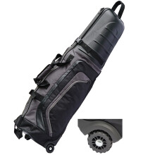 Premium ABS Hard Top Golf Travel Case with Wheels - 54in (138 cm) Length, 38x35x138 cm, 900D Oxford, Foldable