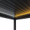 (3x3m with Lights) Aluminium Anthracite Pergola 4
