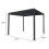 (3x3m with Lights) Aluminium Anthracite Pergola 5