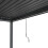 (3x3m with Lights) Aluminium Anthracite Pergola 8