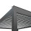 (3x3m with Lights) Aluminium Anthracite Pergola 11