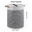 60L Large Laundry Basket 2-Pack Foldable Waterproof Washing Basket 3