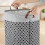 60L Large Laundry Basket 2-Pack Foldable Waterproof Washing Basket 4