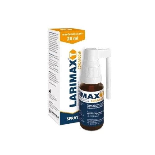 Larimax T Orange, throat spray, 20 ml