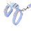 (blue, S) Cat Harness Leash Set Cats Escape Proof Cute Bee Plaid Lightweight Soft 1