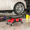 Homcom HOMCOM Rolling Mechanic Stool, 135kg Capacity Workshop Stool, Black 8