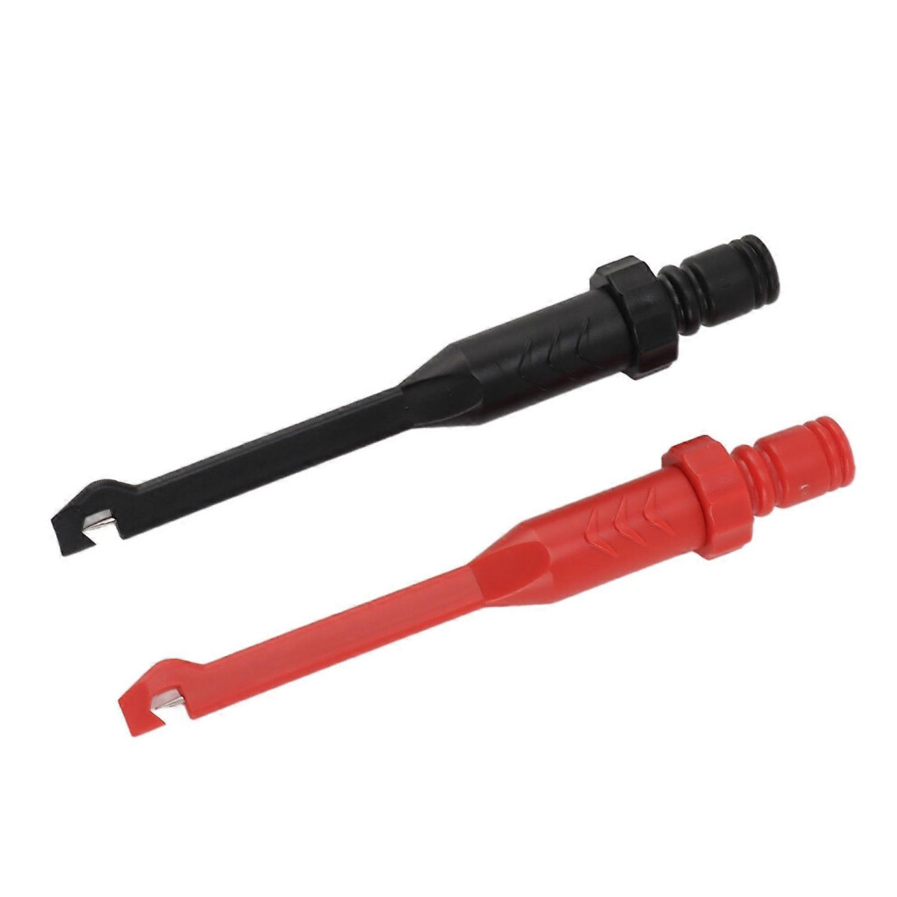 (As Show, One Size) 2Pcs Wire Piercing Probe Insulation Puncture Probe With 4Mm Female Banana Sockets For Automotive Cir 6909775585634