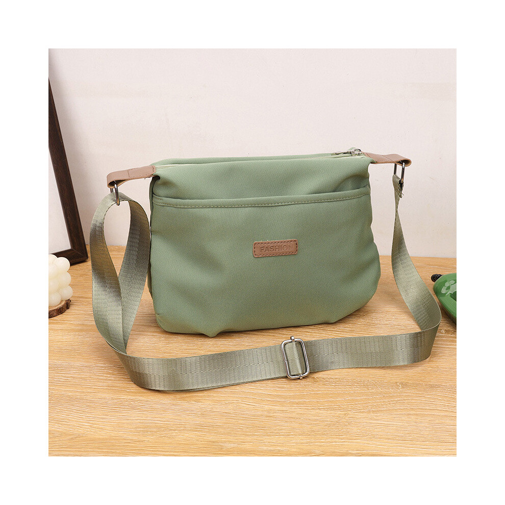 (Green)Élégant sac à bandoulière pour femme en tissu Oxford durable disponible en plusieurs couleurs