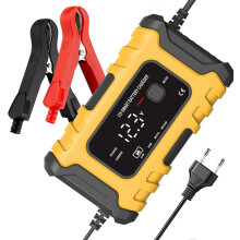 (As show, One size) Motorcycle Battery Chargers 12V6A Full Automatic Smart Battery Chargers Maintainer Portable Trickle