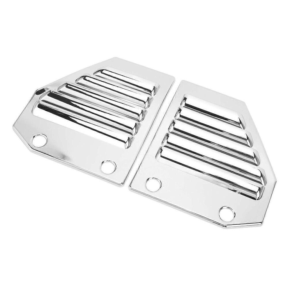 (As Show, One Size) 2Pcs Car Side Fender Vents Hood Electroplating Bright Glossy Smooth Surface Replacement For Hummer H 6909775547724