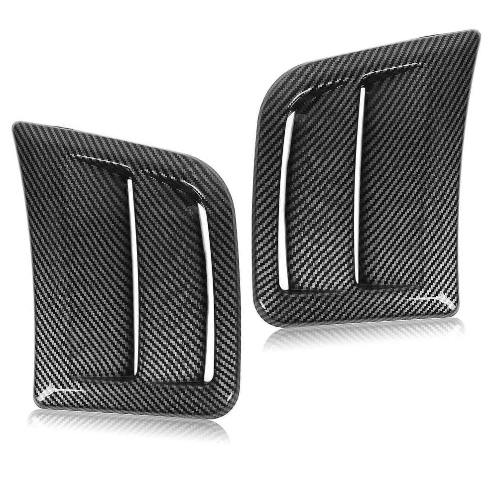 (As Show, One Size) 1 Pair Front Bumper Side Air Vent Cover Left Right Enhanced Airflow Stylish Look Air Vent Panel Trim 6909775609927
