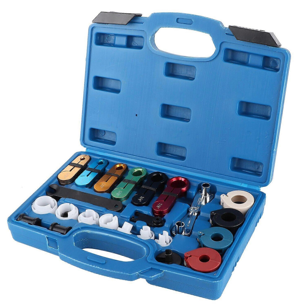 (As Show, One Size) 22Pcs/Set Fuel Line Disconnect Tool Air Conditioning Transmission Oil Cooler Remover Set 6909775601235