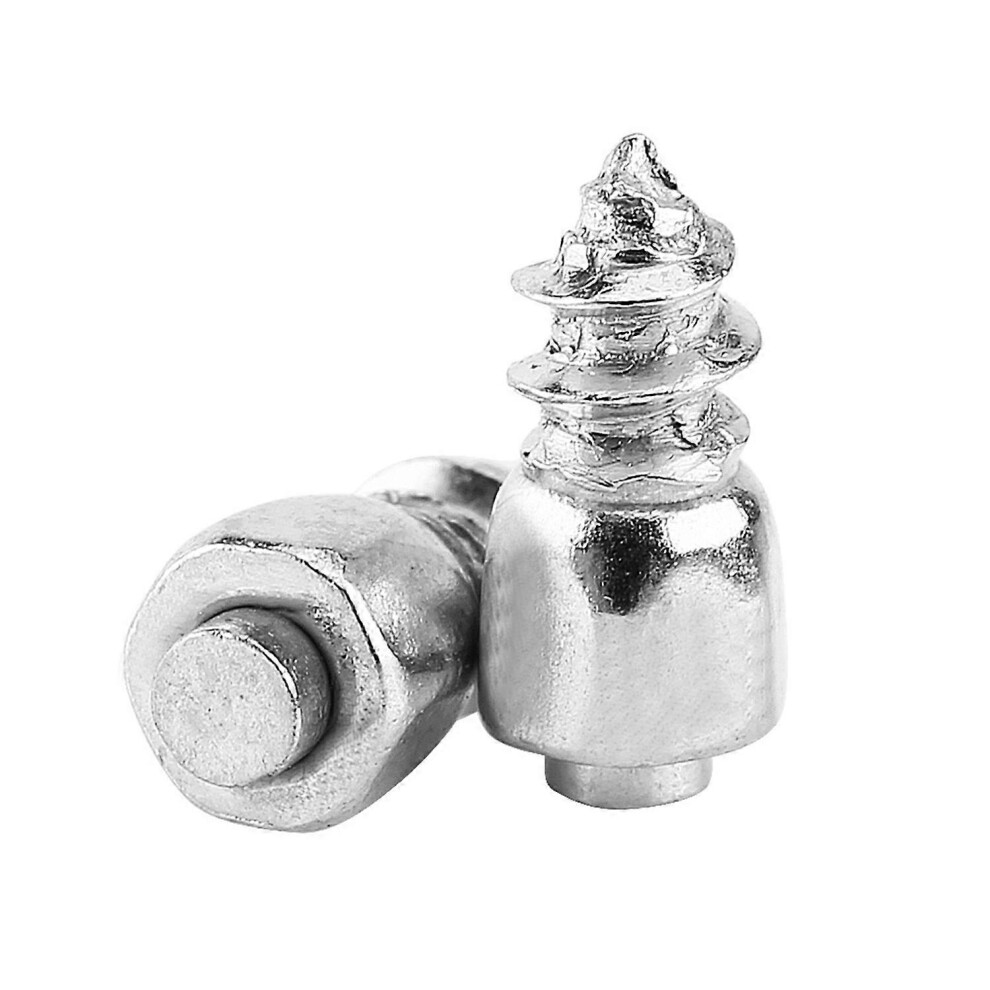 (As Show, One Size) 100 Pcs 9Mm Anti Slip Screw Stud Tyre Snow Chains Tire Spikes Trim For Motorcycle Car Truck 6909775558218