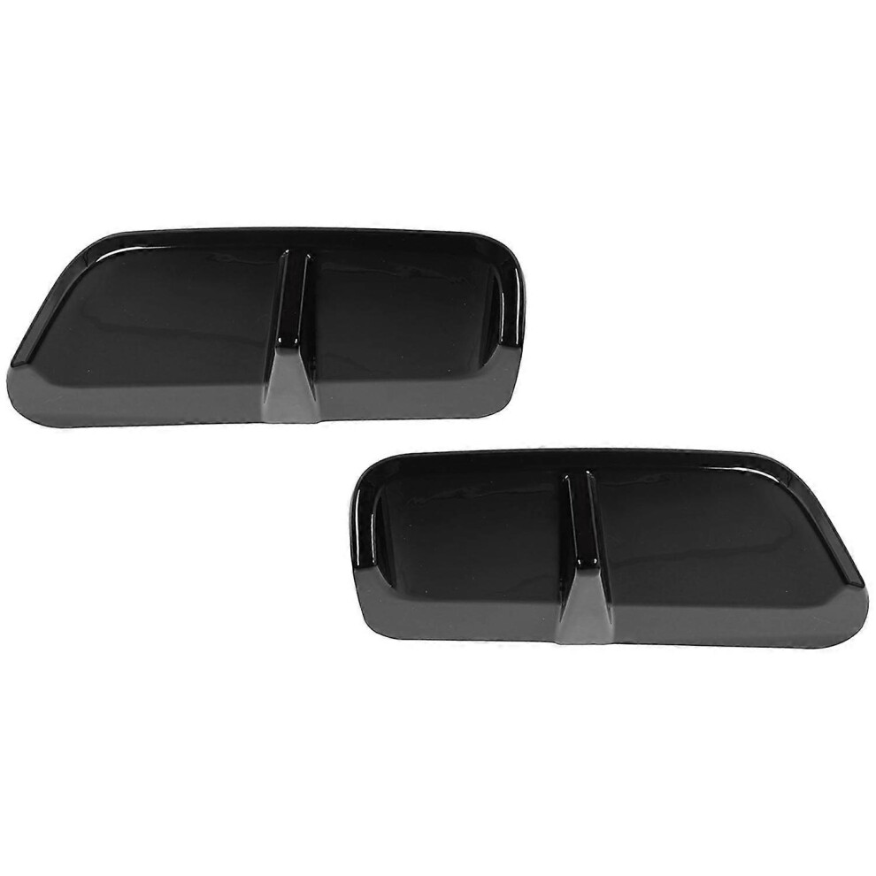 (As Show, One Size) 1 Pair Rear Bumper Lip Diffuser Glossy Stylish Look Bumper Lip Splitter Spoiler For X1 Ix1 U11 Black 6909775626368