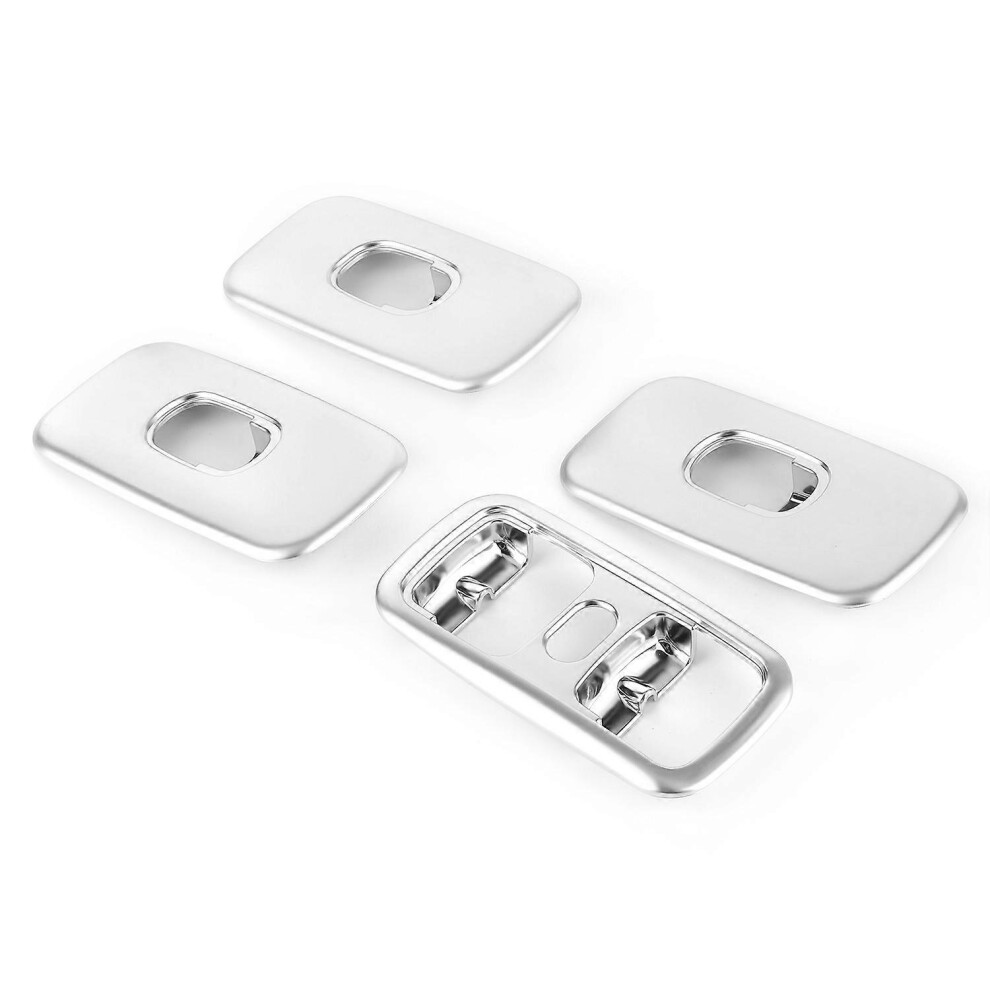 (As Show, One Size) 4Pcs Window Lift Switch Cover Decoration Trim Fit For Benz G Class W463 G500 G55 Amg 2007Â2010Peral 6909775574164