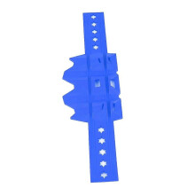(As show, One size) Universal Motorcycle Exhaust Pipe Protector Cover Guard Anti Hot Blue