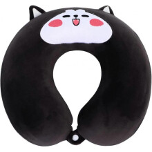 Cute U-Shaped Animal Neck Travel Pillow Soft Foam Pillow for Cars Airplanes Boys Girls Kid (Husky)
