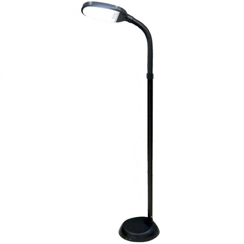 Oypla Black Daylight Energy Saving 27W Floor Standing Reading Lamp Light [Energy Class A+]