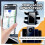 Car Phone Holder Rear View Mirror Mount Rotatable & Retractable Cell Stand Multifunctional 4