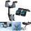 Car Phone Holder Rear View Mirror Mount Rotatable & Retractable Cell Stand Multifunctional 1