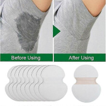 50Packs Large Underarm Sweat Pads for Women And Men Fight Hyperhidrosis