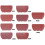60 Pack Sanding Sheets, Sanding Paper 40/60/80/100/120/180/240/320/400/800 Ideal for Multi-Purpose Sander 3