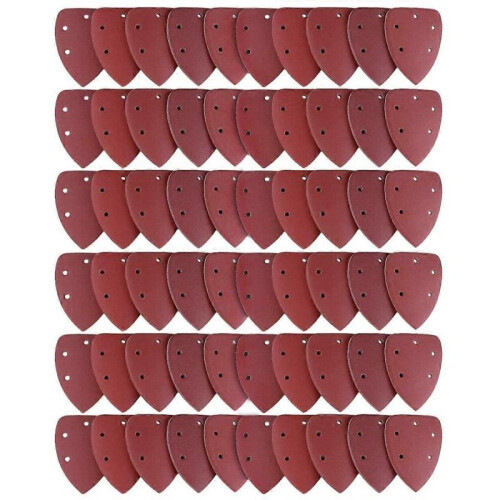 60 Pack Sanding Sheets, Sanding Paper 40/60/80/100/120/180/240/320/400/800 Ideal for Multi-Purpose Sander