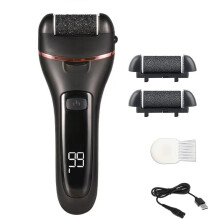 (Black) Electric Foot File Callus Remover Pedicure Tools Professional Foot Dead Skin Remover Foot Grinder