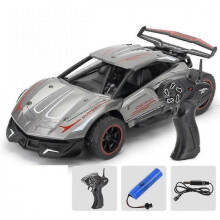 2.4g Rc Metal Drift Racing Car Toy Off Road Radio Remote Control Vehicle Electronic Remo Hobby Toys,gray