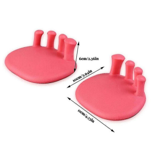 Toe Arch Trainer Toe Hallux Valgus Corrector Leg ExerciserRed 2
