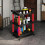 Homcom HOMCOM 3-Tier Rolling Tool Cart, Tool Trolley on Wheels for Garage, Black 8