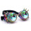 Rainbow Crystal Bling Glasses Kaleidoscope Goth Rivets Kaleidoscope Goggles 4
