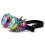 Rainbow Crystal Bling Glasses Kaleidoscope Goth Rivets Kaleidoscope Goggles 5