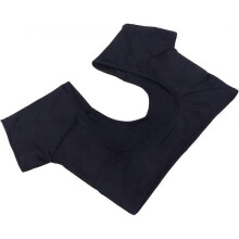 Washable Sweat Shield Vest Breathable Sweat Absorbent Vest Tops Quick Drying Underarm Armpit Moisture Pad Vest for Women Men Black Large
