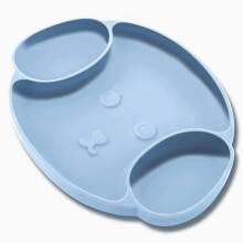 Silicone Divided Baby Toddler Plates, Suction Plates for Babies, BPA Free