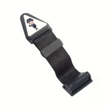 (Black) Safety Strap Clip, Buckle and Anti-Choking Clip - Triangular Adjustment and Limitation to Prevent Neck and Chin Straps,